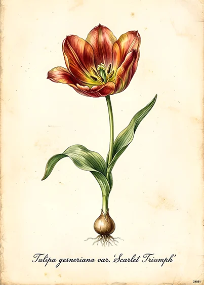 CN24081 papier ryżowy TULIPAN
