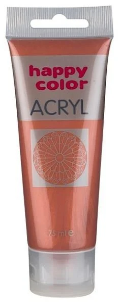 HCL09792 Farba akrylowa 75ml, miedź klasyczna metalik , Happy Color