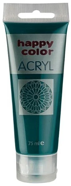 HCL7370007552 Farba akrylowa 75ml, ciemnozielony, Happy Color