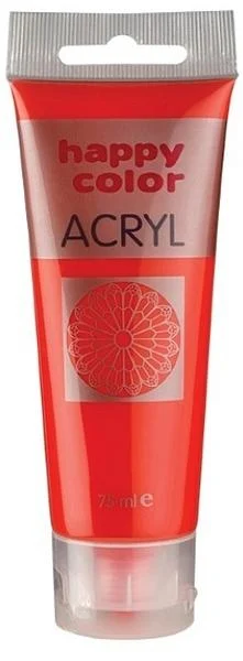 HCL7370007524 Farba akrylowa 75ml, jasnoczerwony, Happy Color