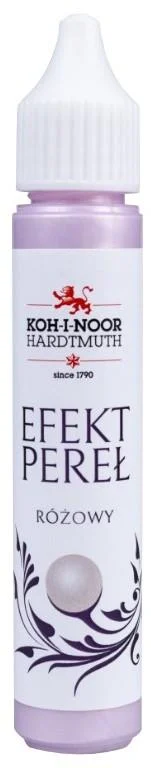 KIN317375 Pisak do zdobień efekt pereł 30 ml różowy, Koh I Noor