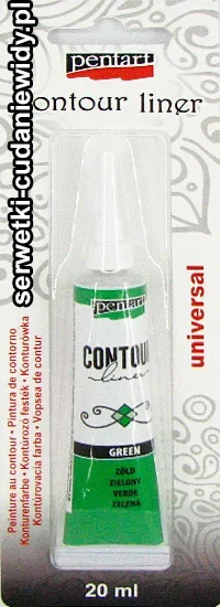 PN518940 PENTART KONTURÓWKA 20 ml ZIELONY