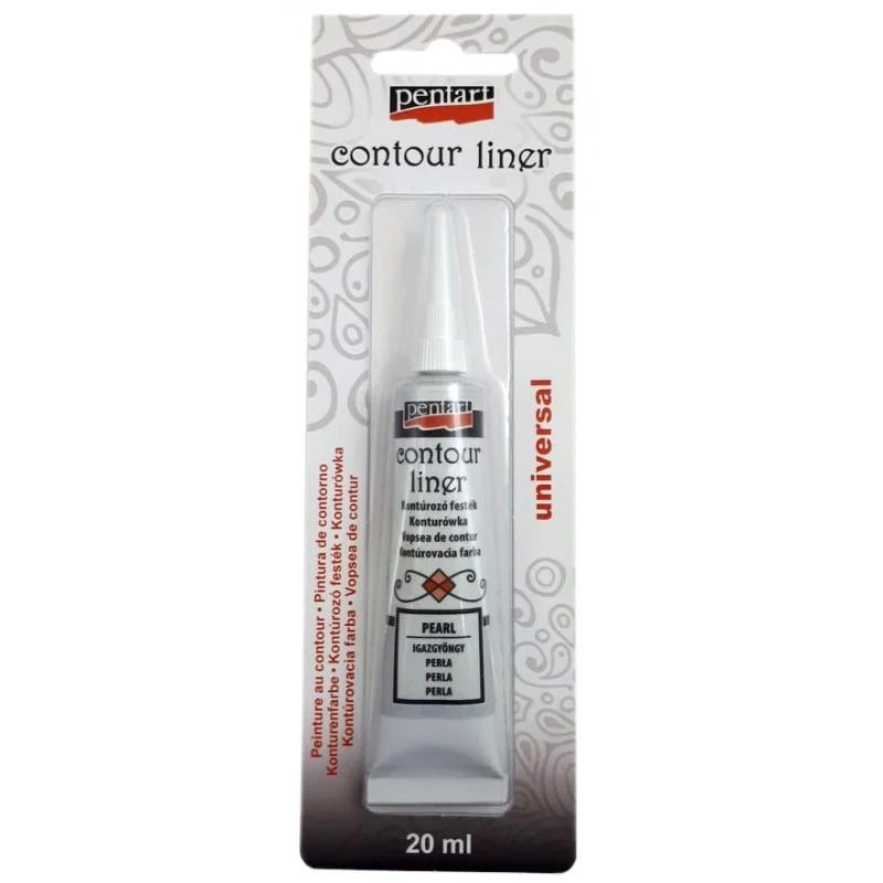 PN518936 PENTART KONTURÓWKA 20 ml PERŁA BŁYSZCZĄCA