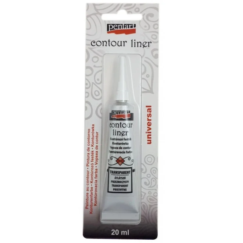 PN518931 PENTART KONTURÓWKA 20 ml PRZEZROCZYSTY TRANSPARENTNY