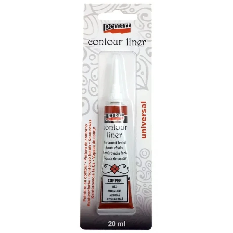 PN518943 PENTART KONTURÓWKA 20 ml METALICZNY MIEDZIANY