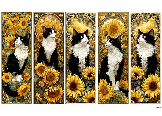 CN25694D papier ryżowy ZAKŁADKA 16x 5,5cm
