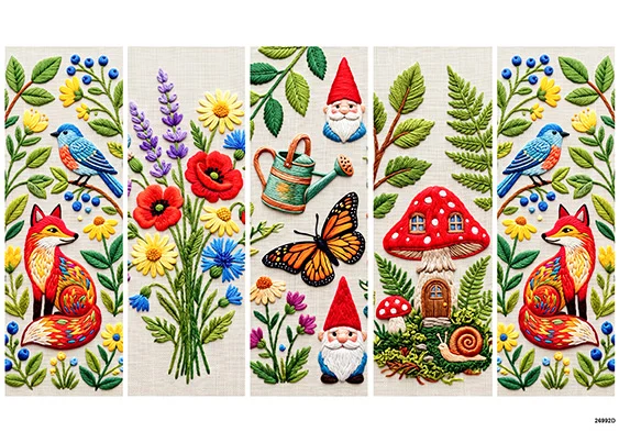CN26992D papier ryżowy ZAKŁADKA 16x 5,5cm