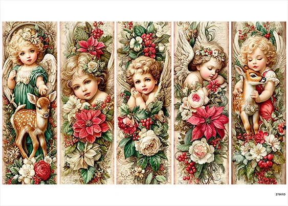 CN27001D papier ryżowy ZAKŁADKA 16x 5,5cm