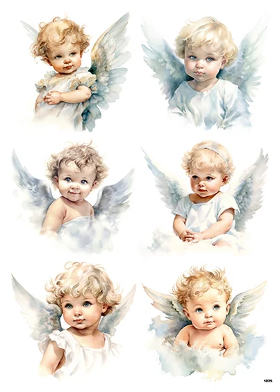 CN1025 papier ryżowy BABY ANGEL