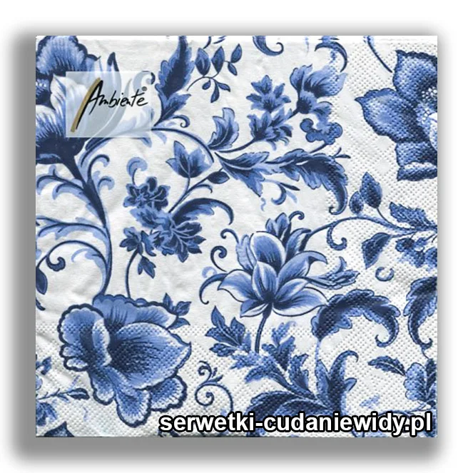 3529PACZKA Kwiaty Z Delft