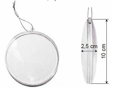 AMPP10 Medalion akrylowy płaski 10cm, Aliga