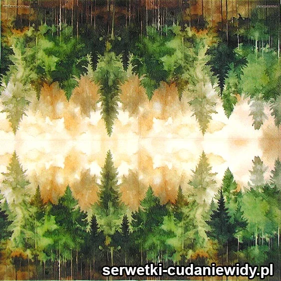 3675 MAJESTATYCZNY LAS serwetki pojedyncze
